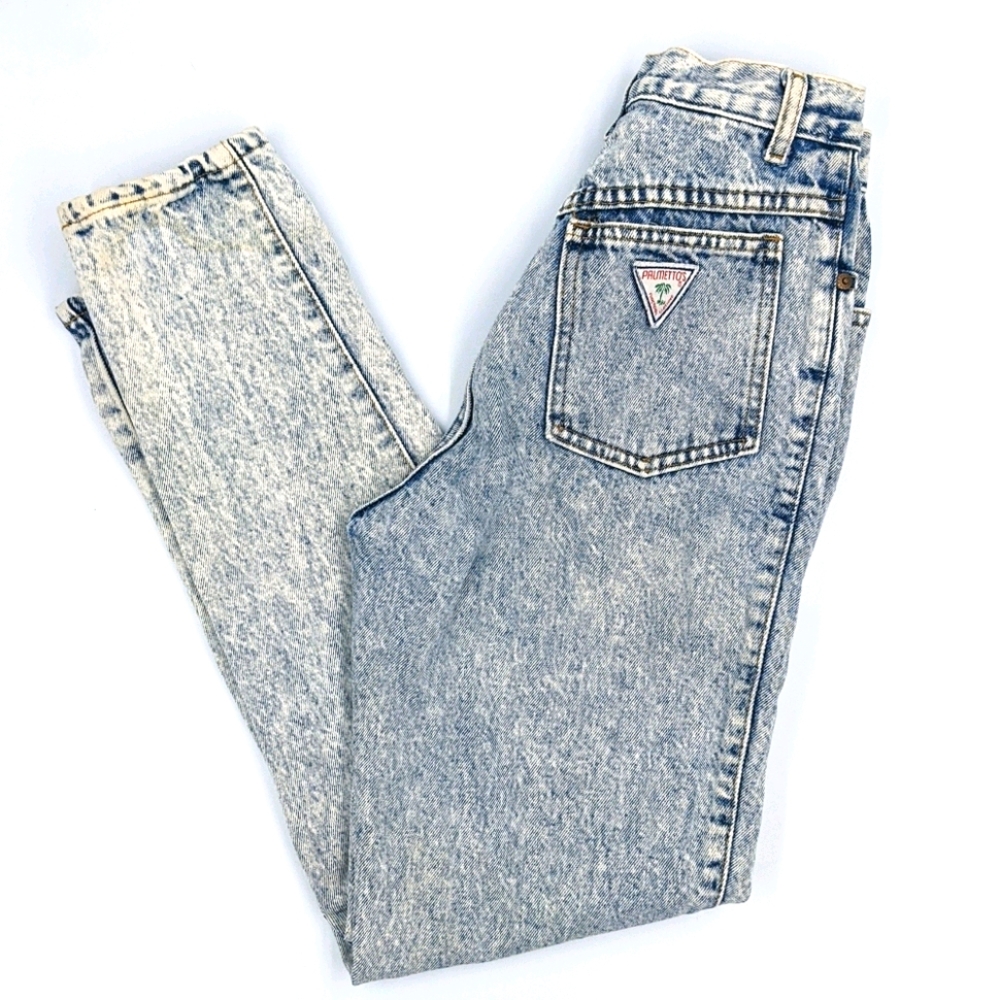 Vintage 90s Acid Washed Palmetto Denim Jeans 24